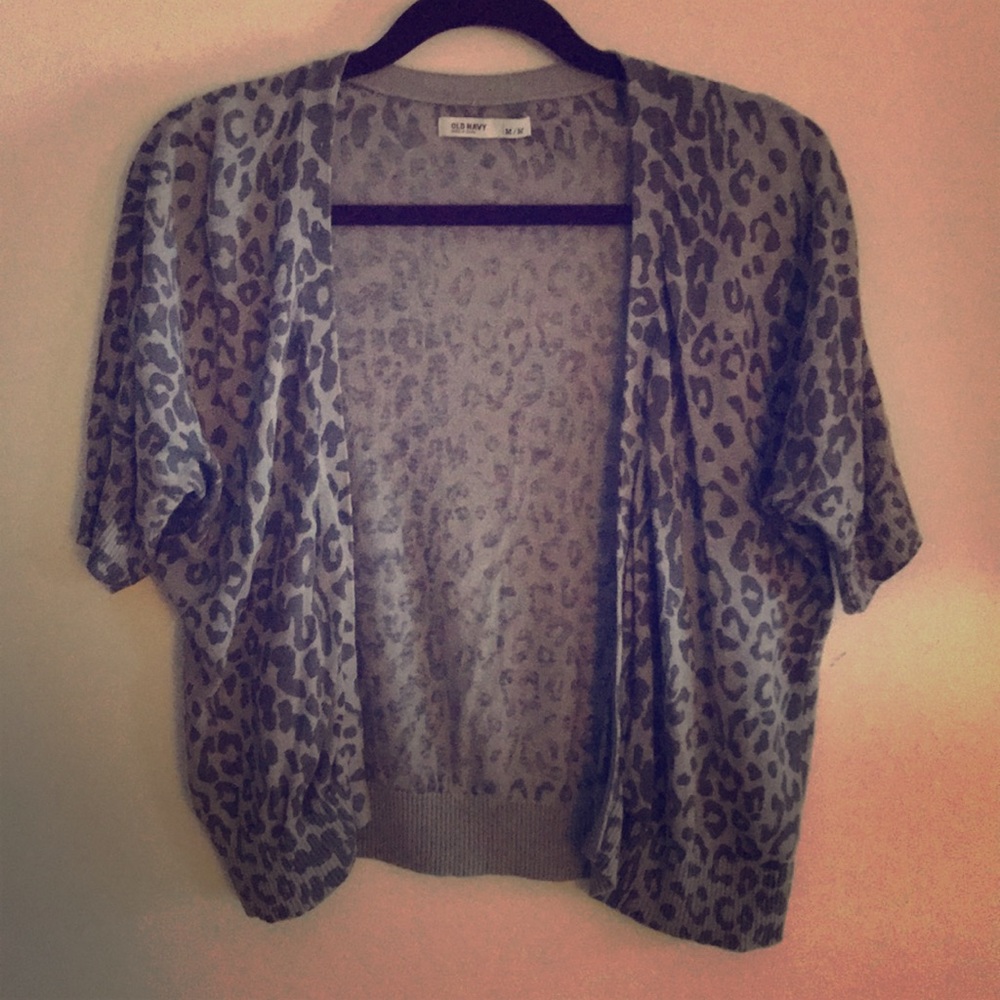Leopard cardigan